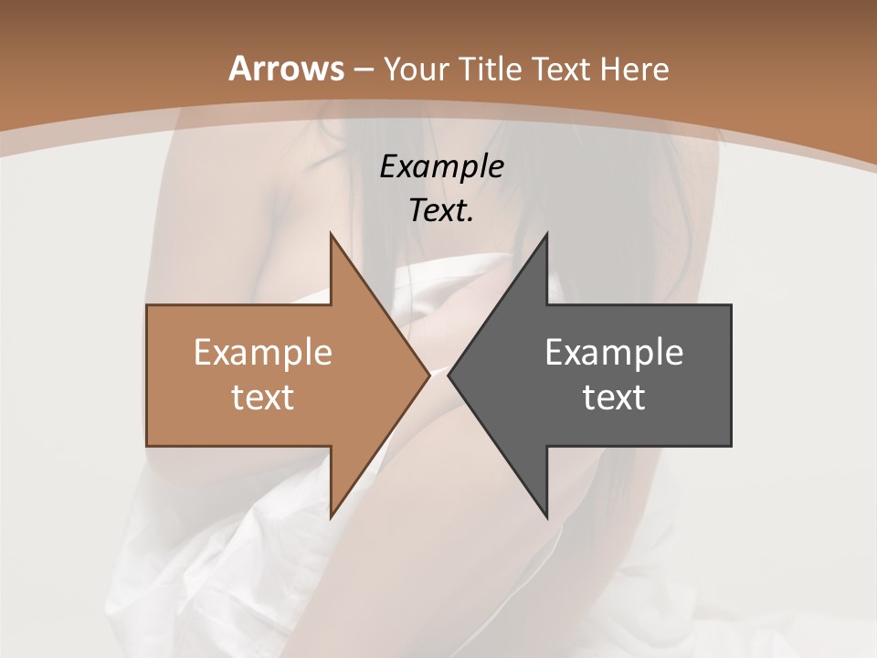 Pose Beauty Young PowerPoint Template