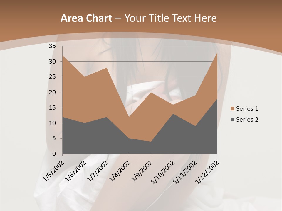 Pose Beauty Young PowerPoint Template
