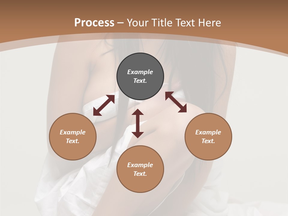 Pose Beauty Young PowerPoint Template