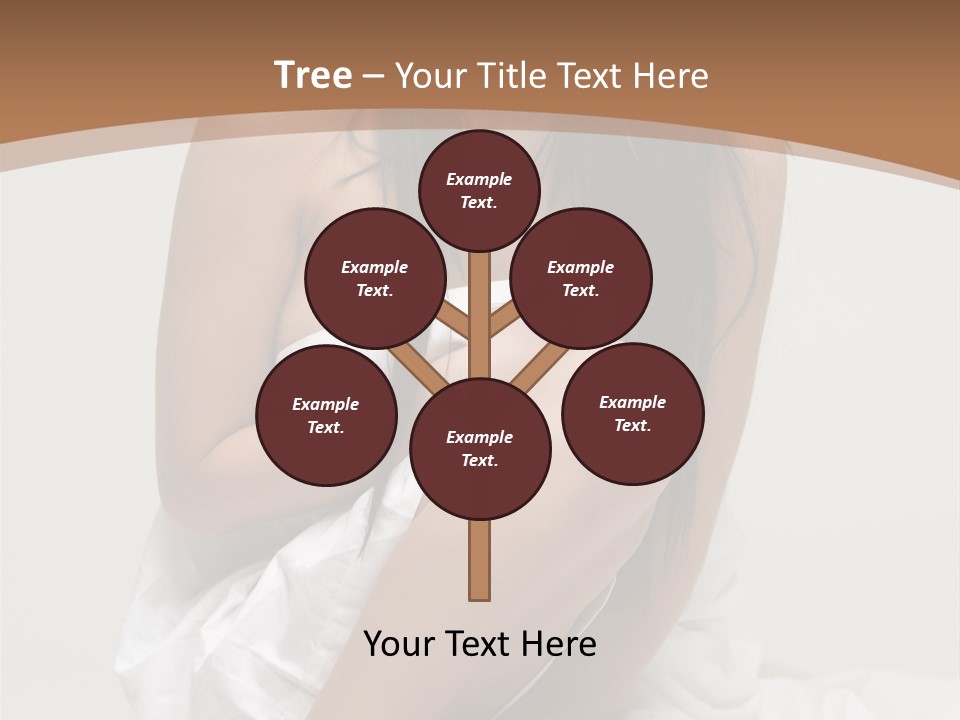 Pose Beauty Young PowerPoint Template