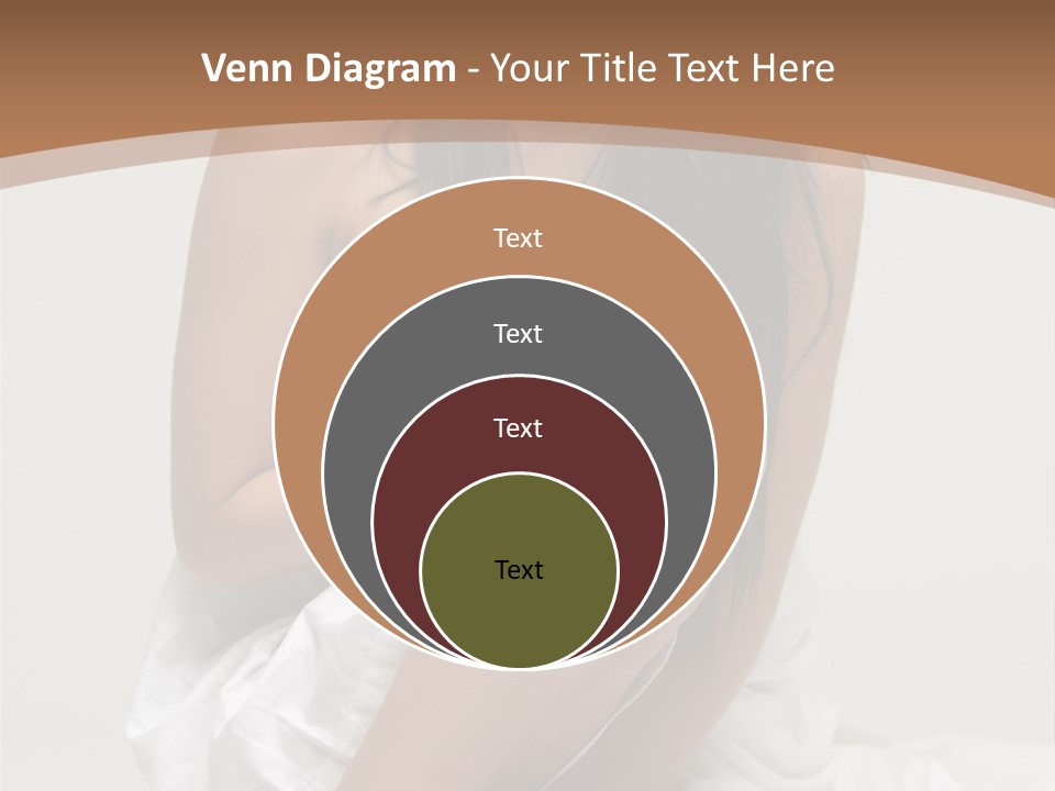 Pose Beauty Young PowerPoint Template