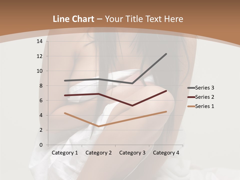 Pose Beauty Young PowerPoint Template