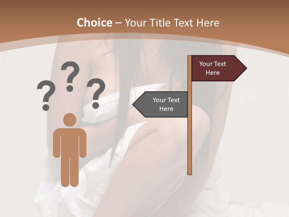 Pose Beauty Young PowerPoint Template