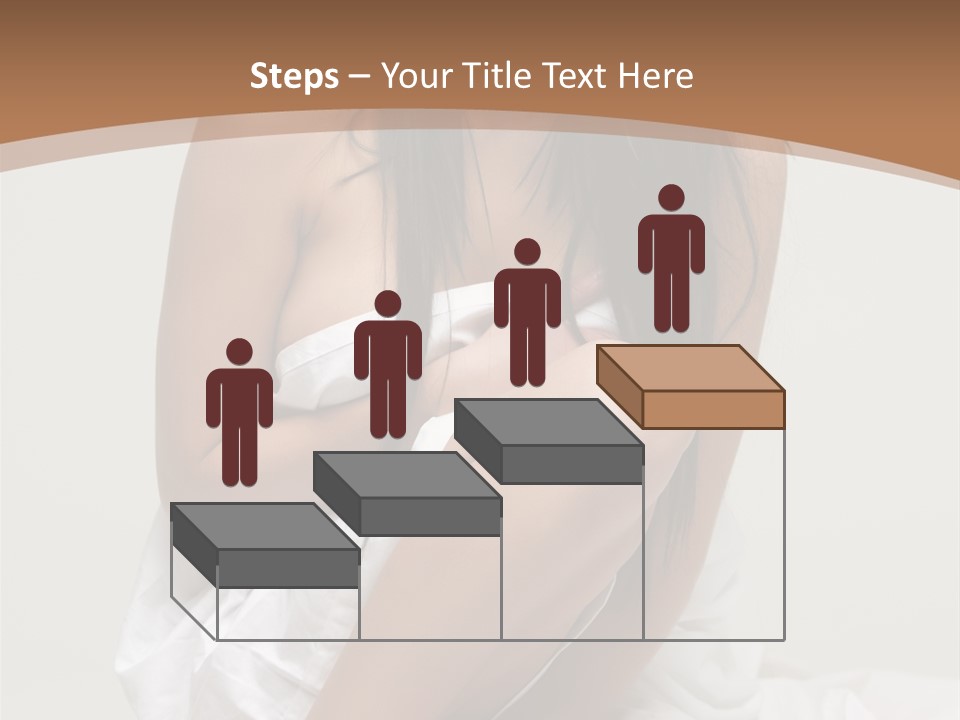 Pose Beauty Young PowerPoint Template