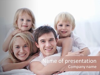 Male Man Son PowerPoint Template