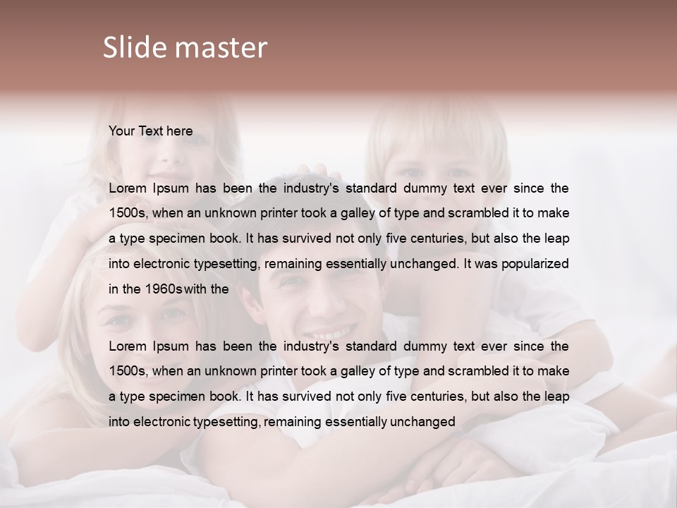 Male Man Son PowerPoint Template