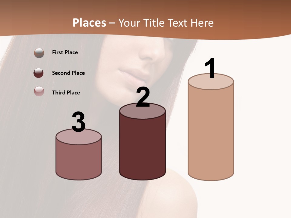 Freshness Female Young PowerPoint Template