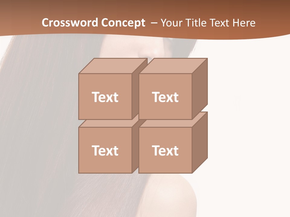 Freshness Female Young PowerPoint Template