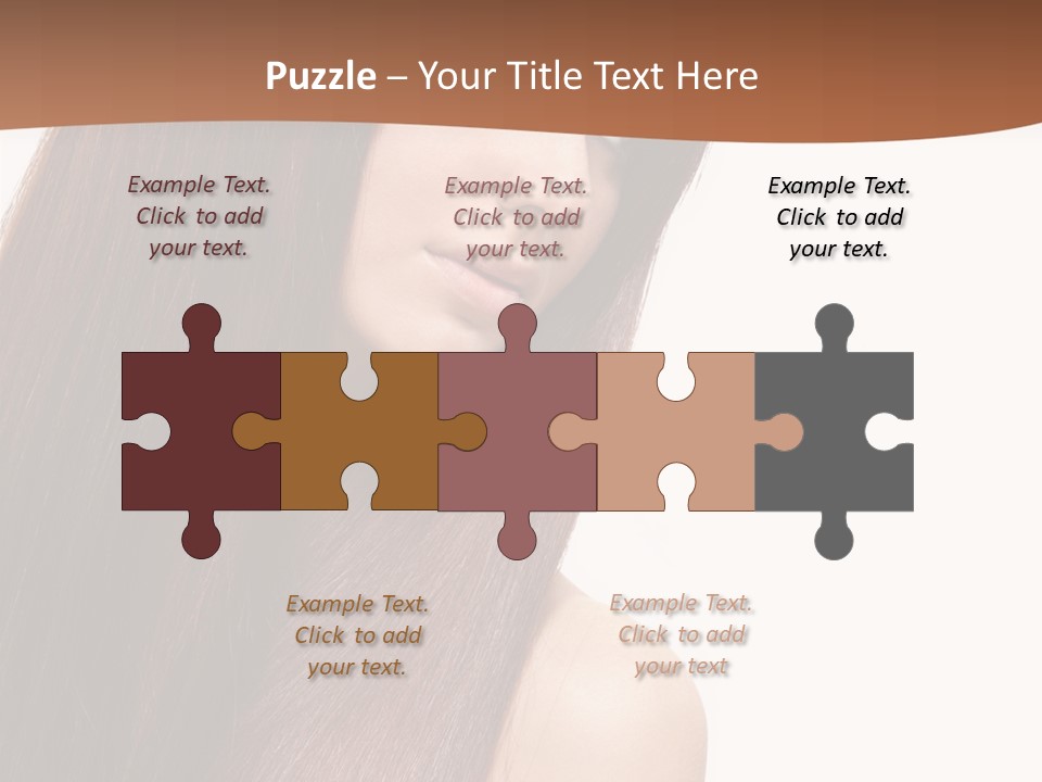 Freshness Female Young PowerPoint Template