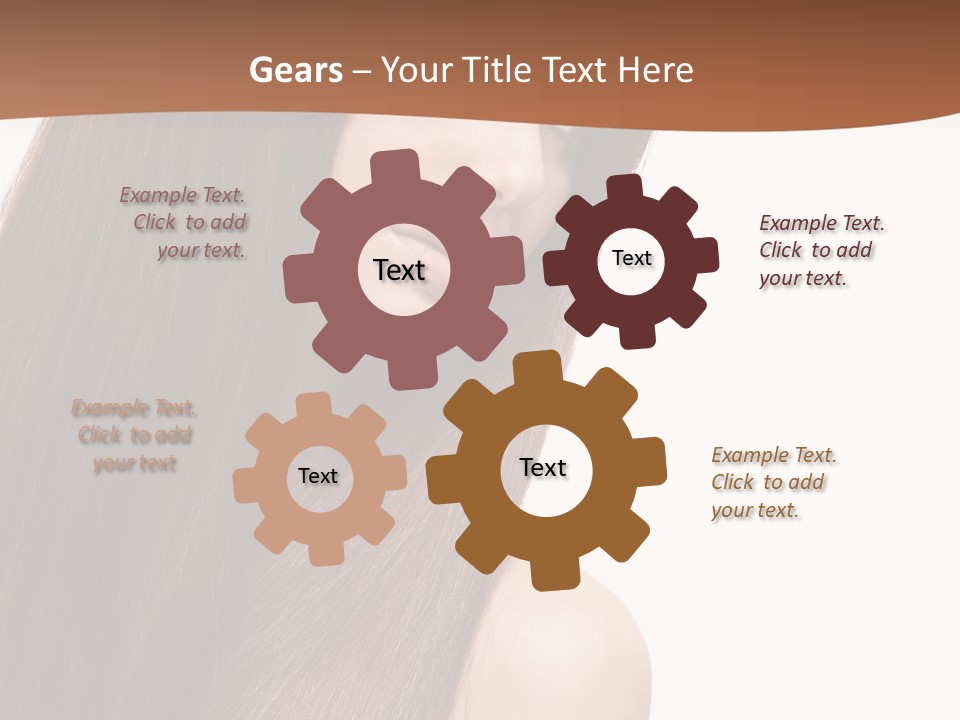 Freshness Female Young PowerPoint Template