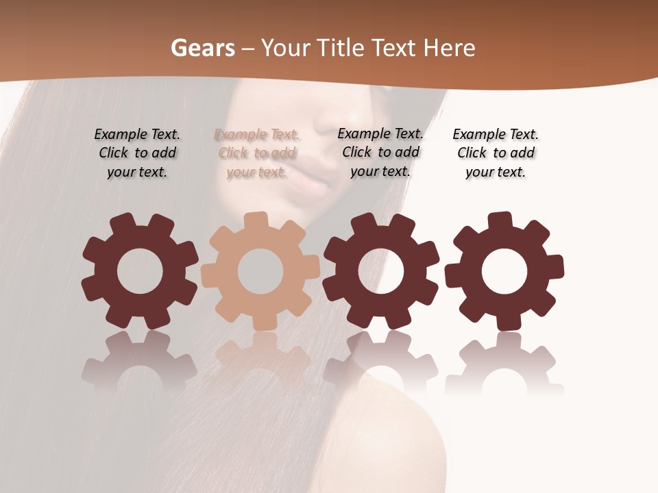 Freshness Female Young PowerPoint Template