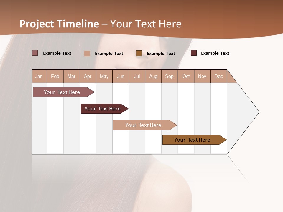 Freshness Female Young PowerPoint Template