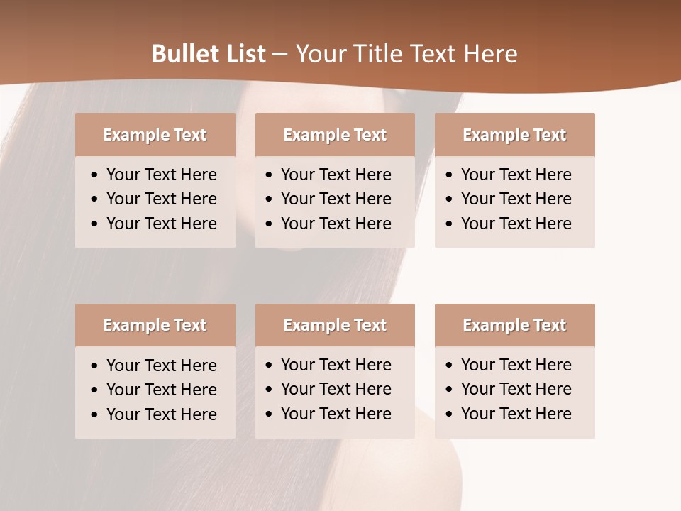 Freshness Female Young PowerPoint Template