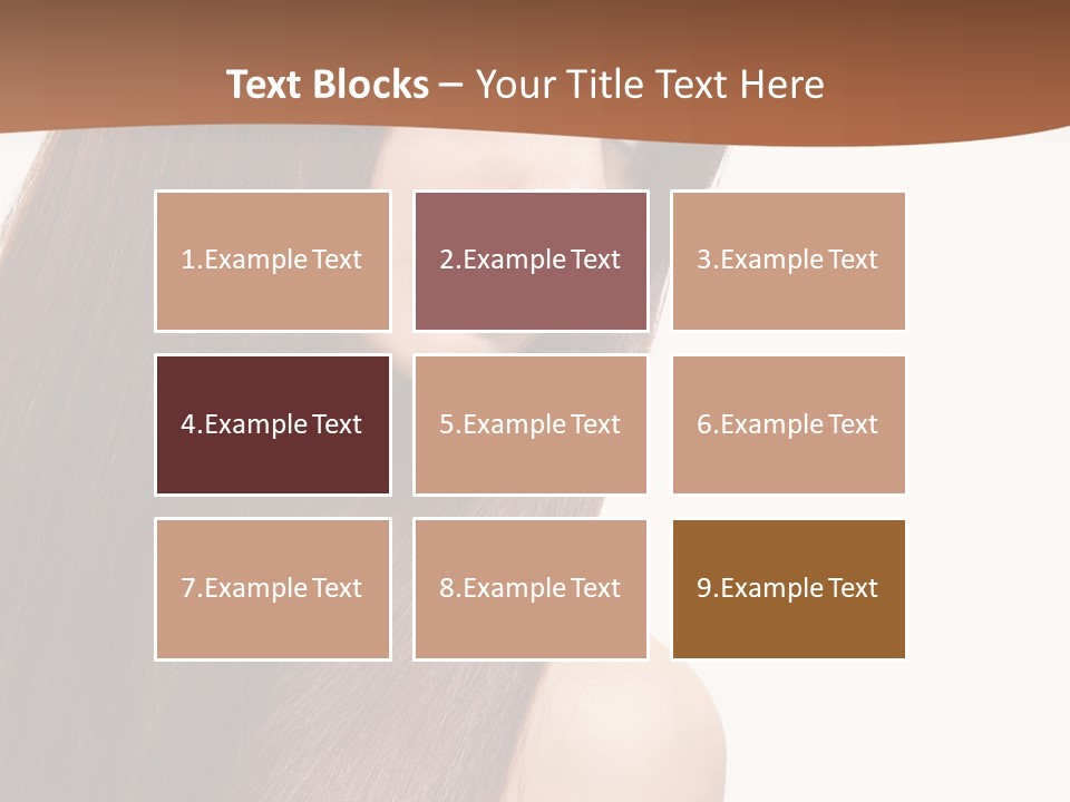 Freshness Female Young PowerPoint Template