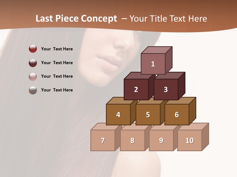 Freshness Female Young PowerPoint Template