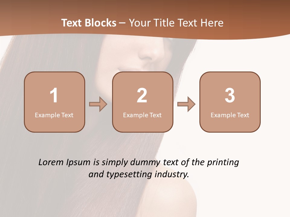 Freshness Female Young PowerPoint Template