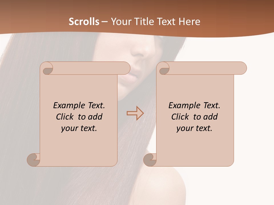 Freshness Female Young PowerPoint Template