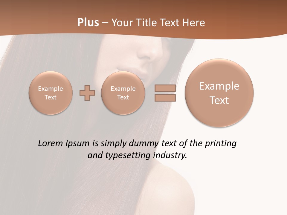 Freshness Female Young PowerPoint Template