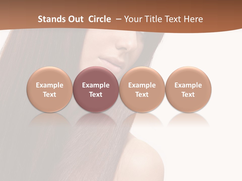 Freshness Female Young PowerPoint Template