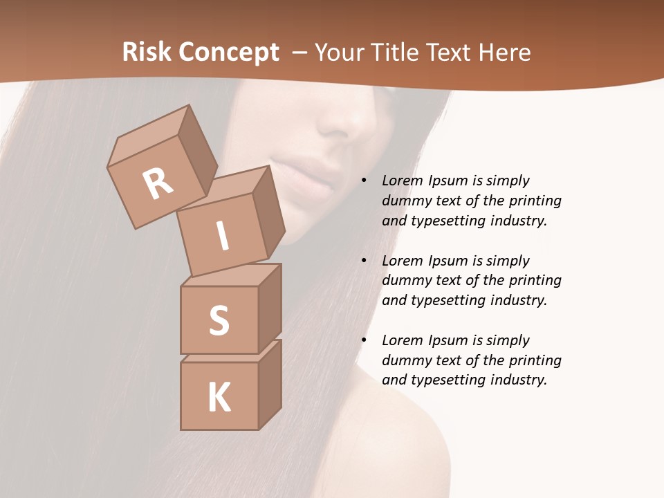 Freshness Female Young PowerPoint Template