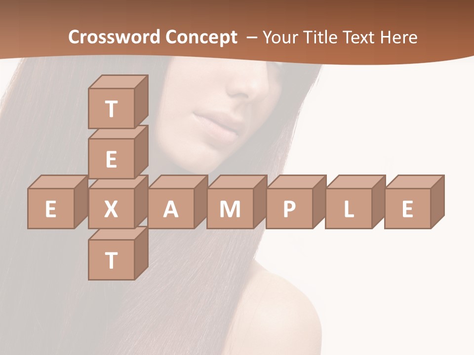 Freshness Female Young PowerPoint Template