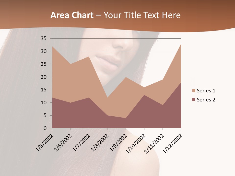 Freshness Female Young PowerPoint Template