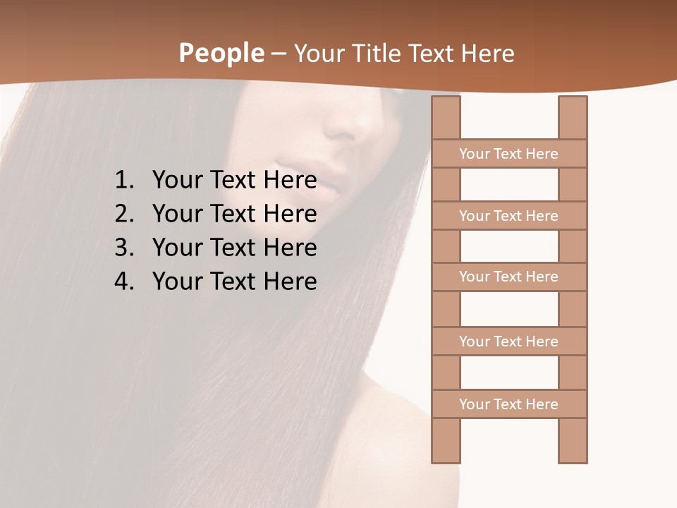 Freshness Female Young PowerPoint Template