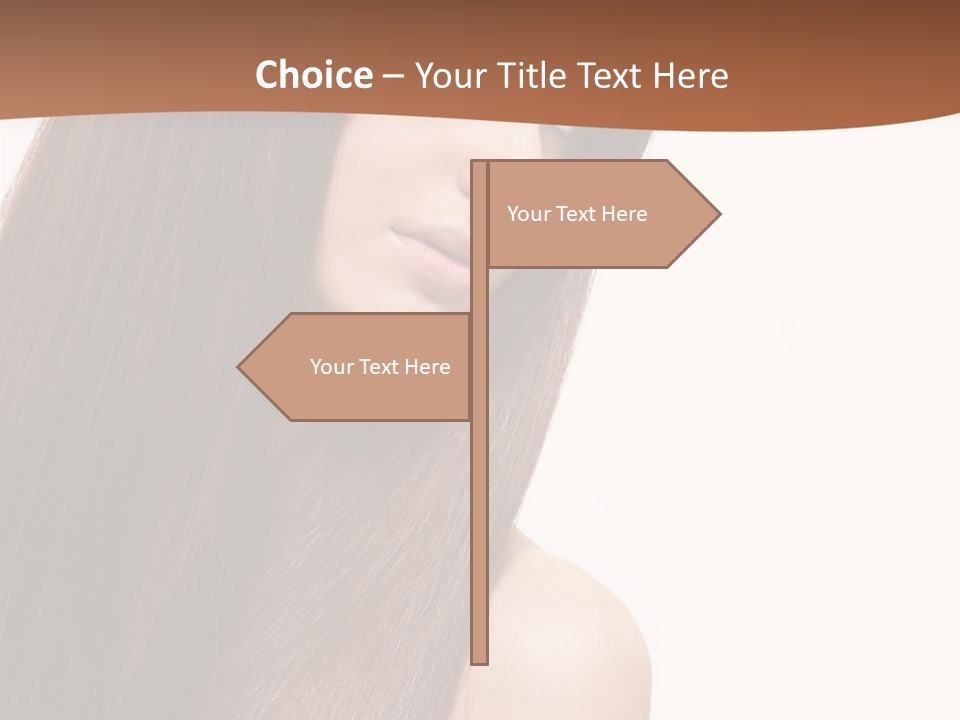 Freshness Female Young PowerPoint Template