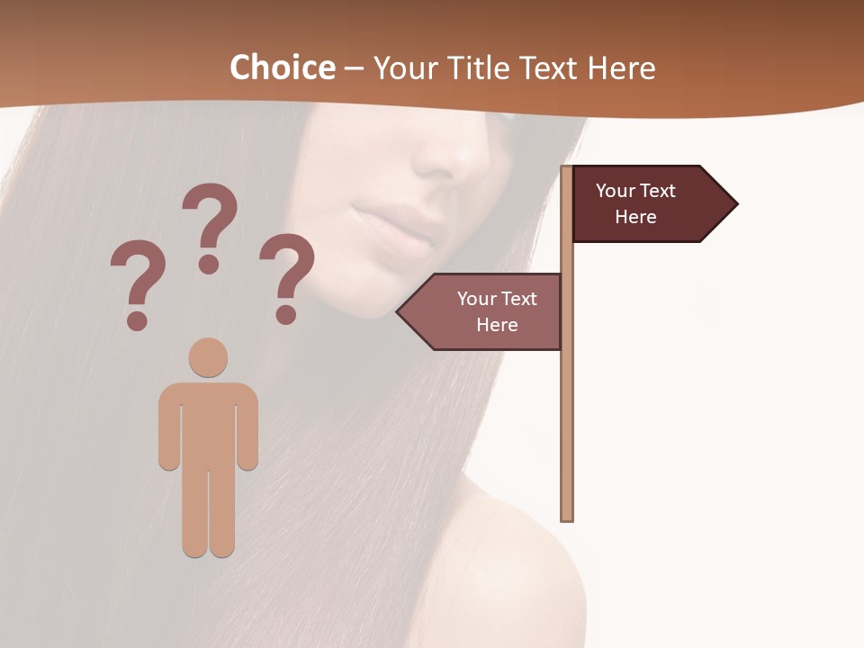 Freshness Female Young PowerPoint Template