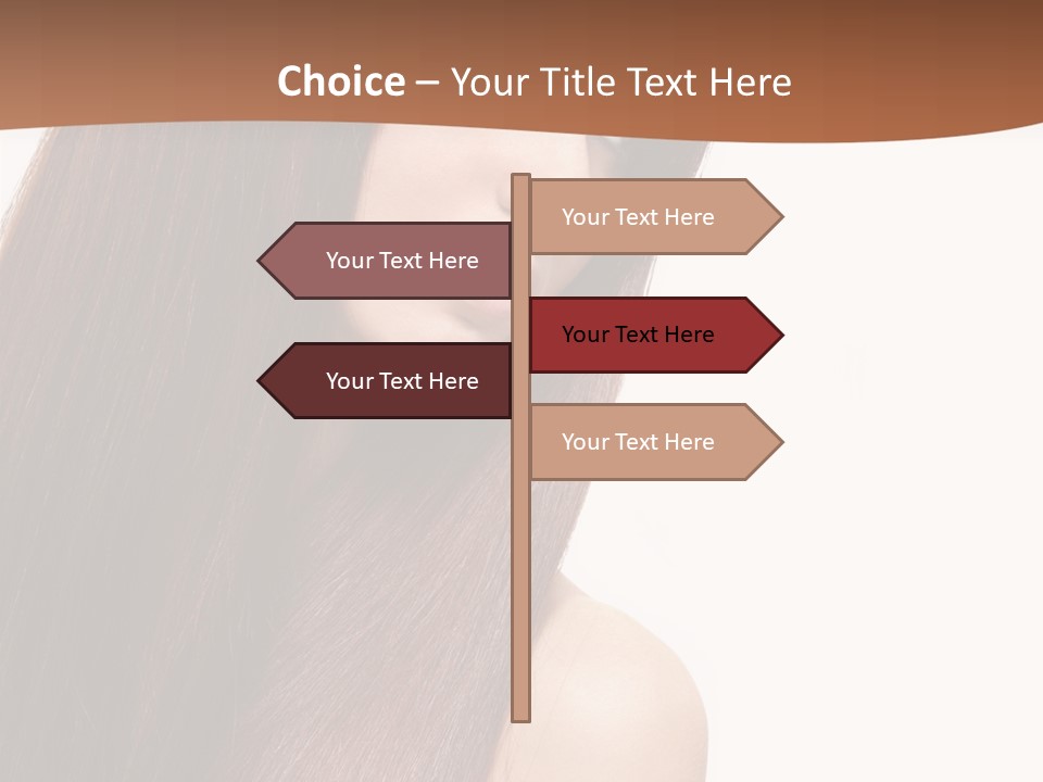 Freshness Female Young PowerPoint Template