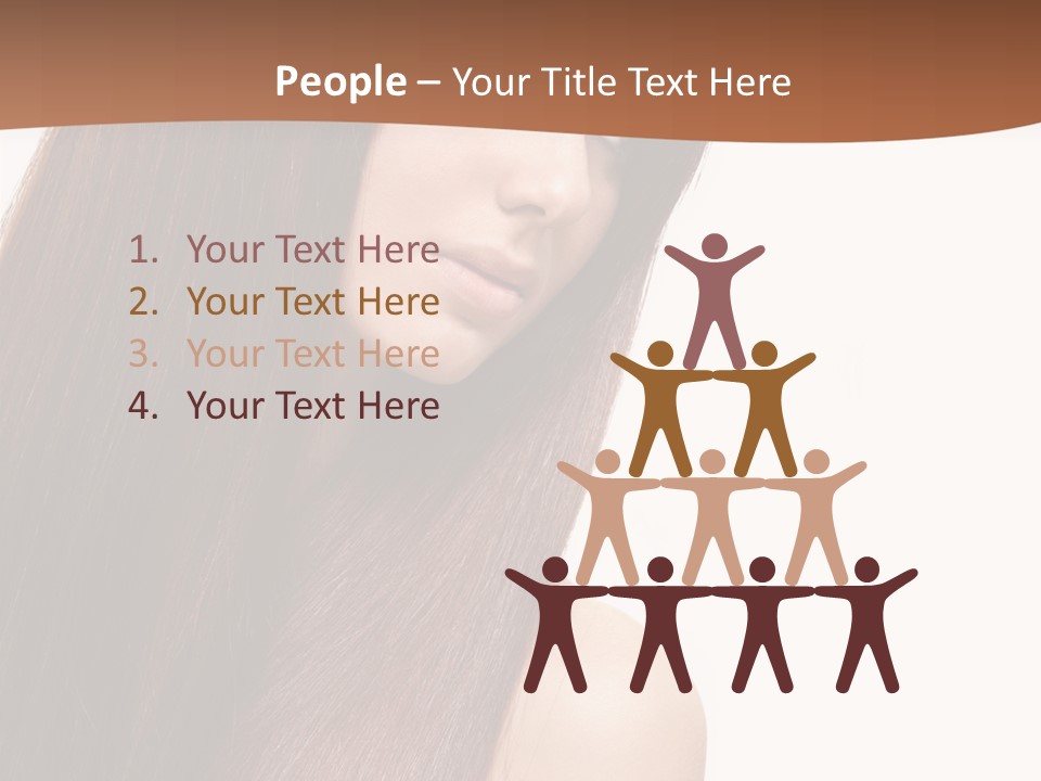 Freshness Female Young PowerPoint Template