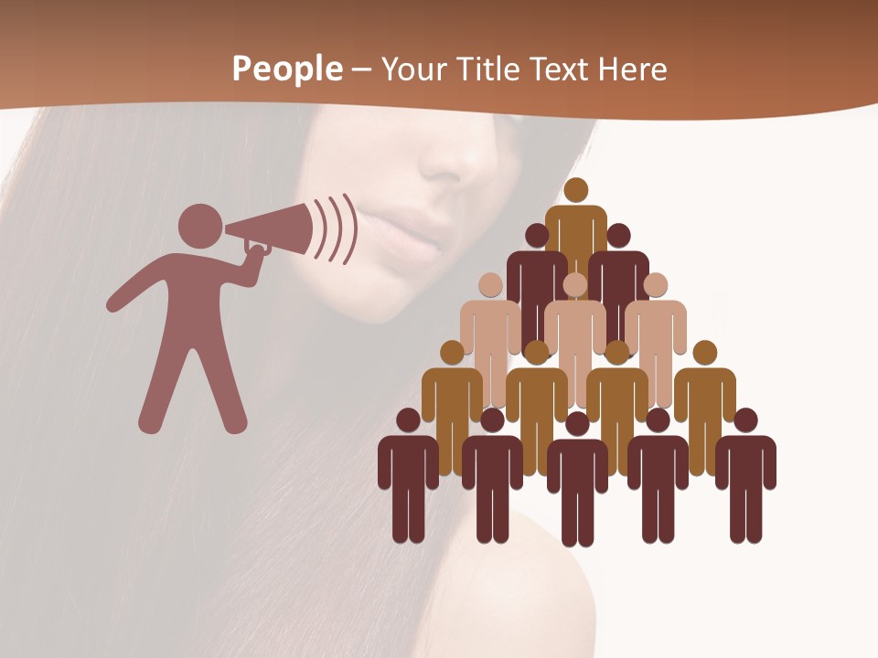 Freshness Female Young PowerPoint Template