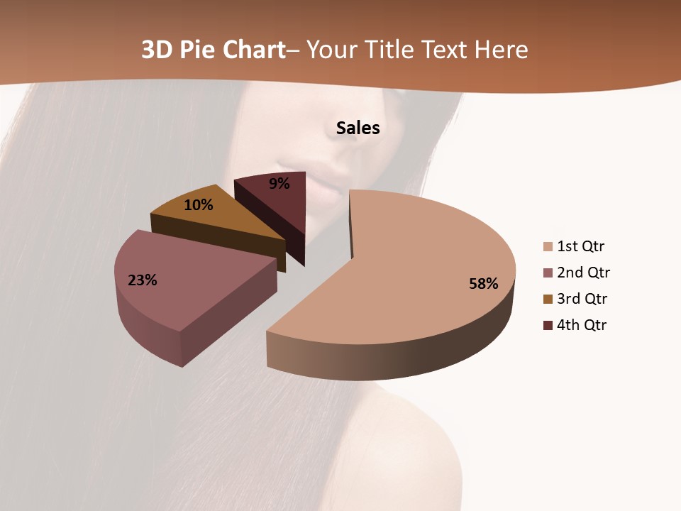 Freshness Female Young PowerPoint Template