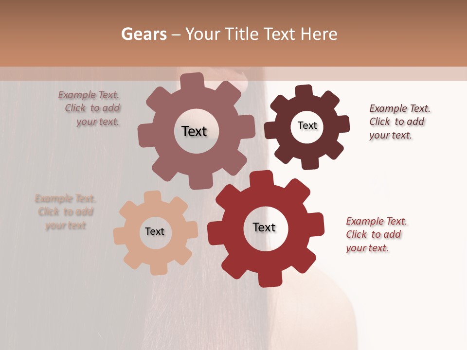 Red Isolated Perfection PowerPoint Template