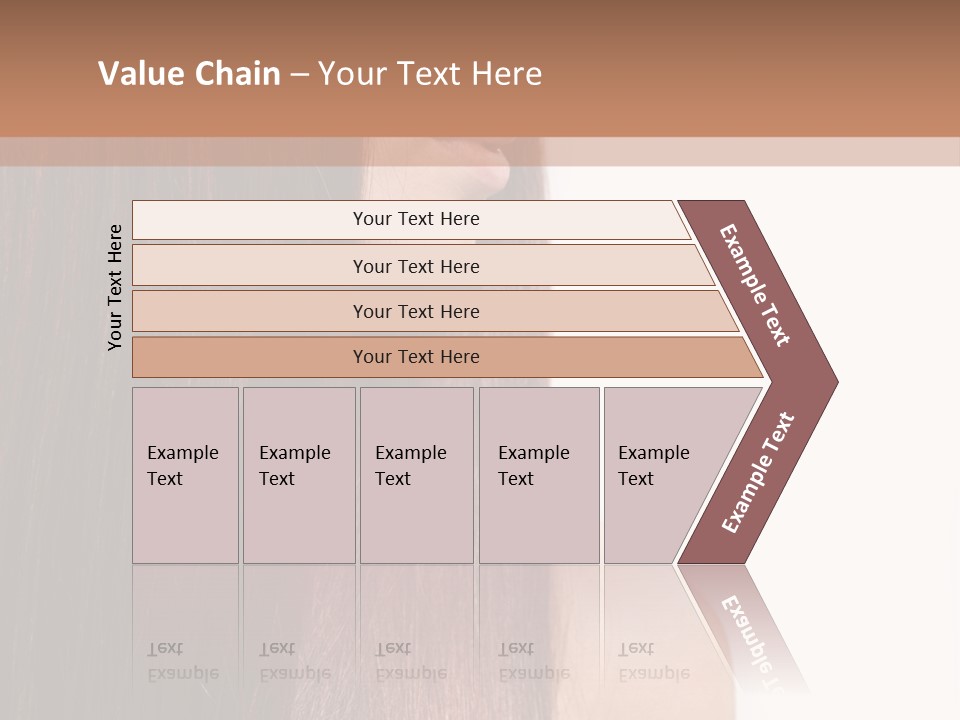 Red Isolated Perfection PowerPoint Template