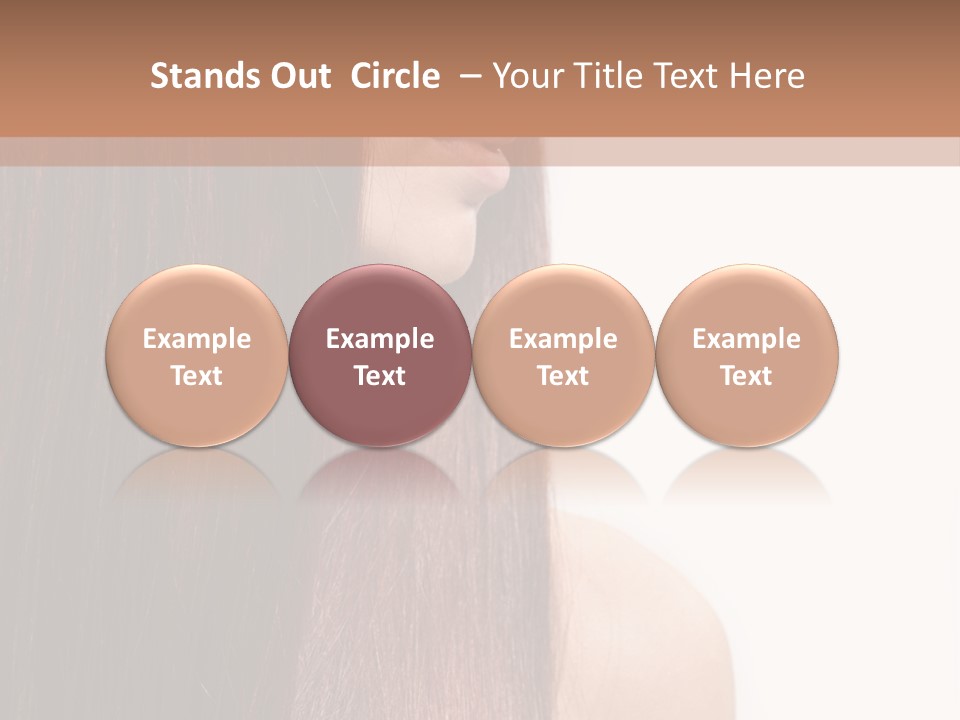 Red Isolated Perfection PowerPoint Template