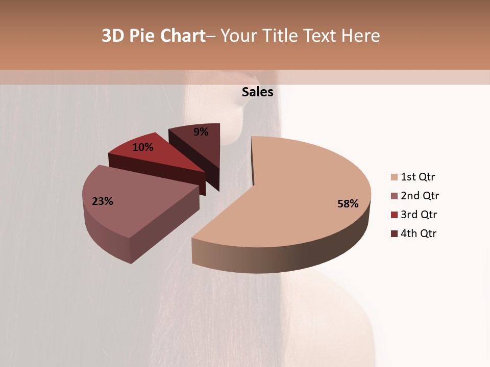 Red Isolated Perfection PowerPoint Template