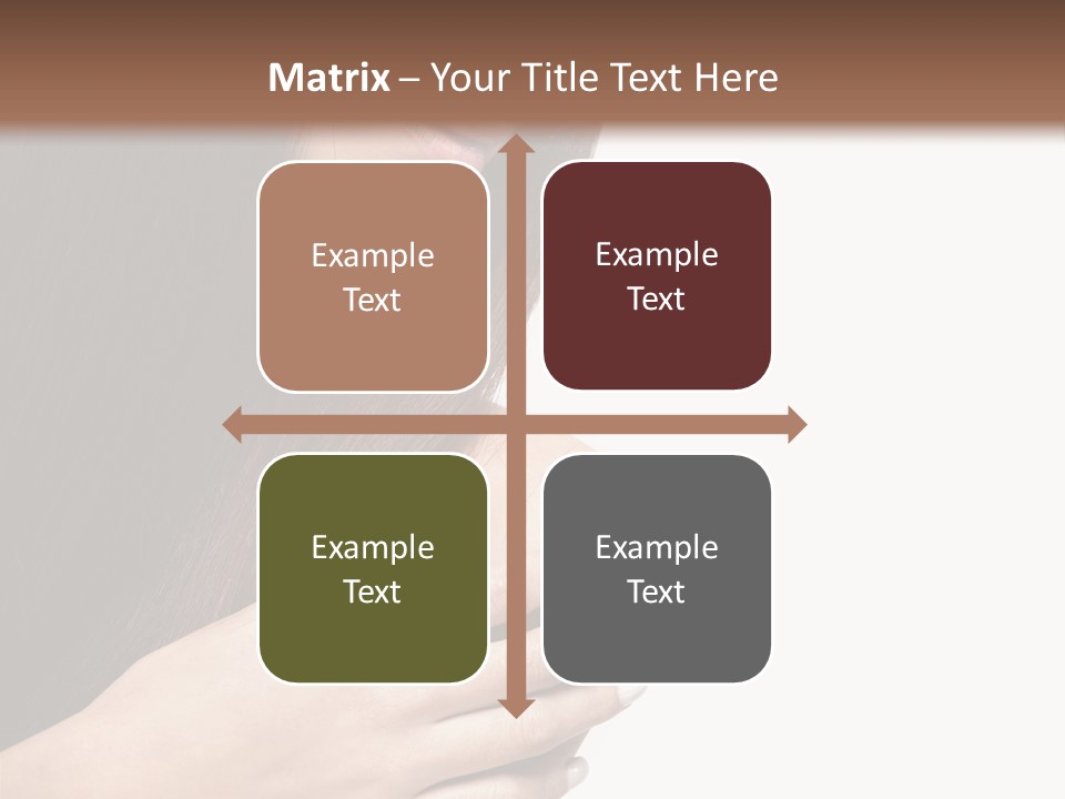 Female Young Health Care PowerPoint Template