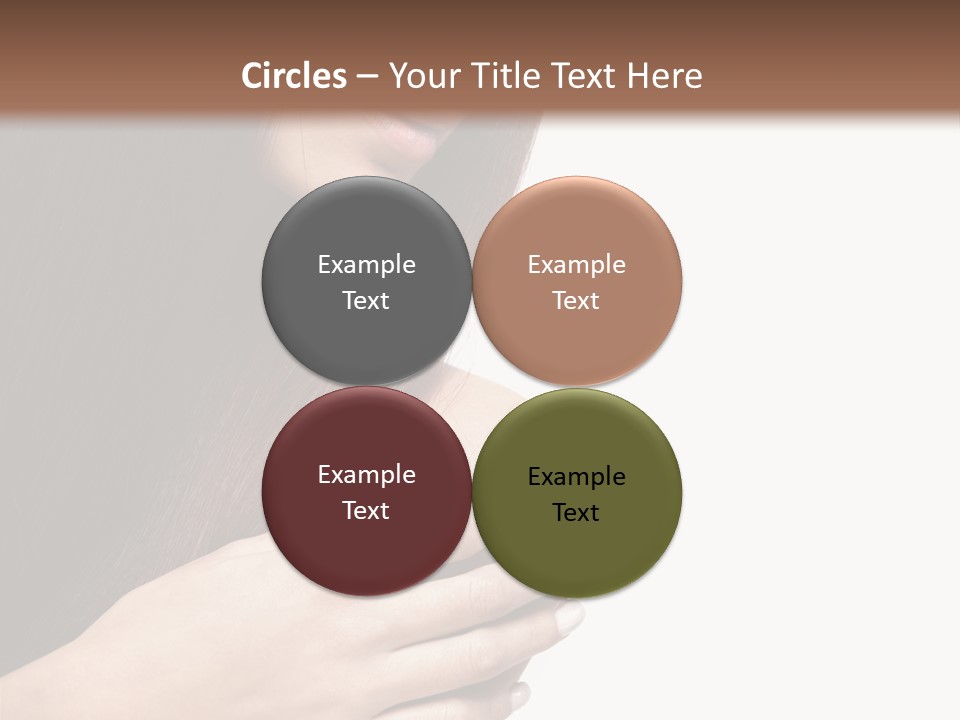 Female Young Health Care PowerPoint Template