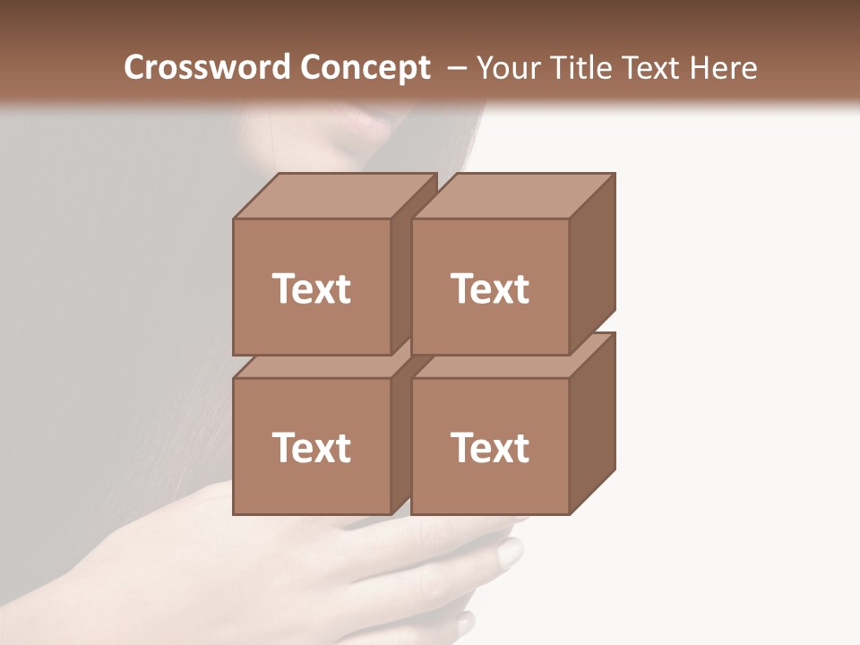 Female Young Health Care PowerPoint Template