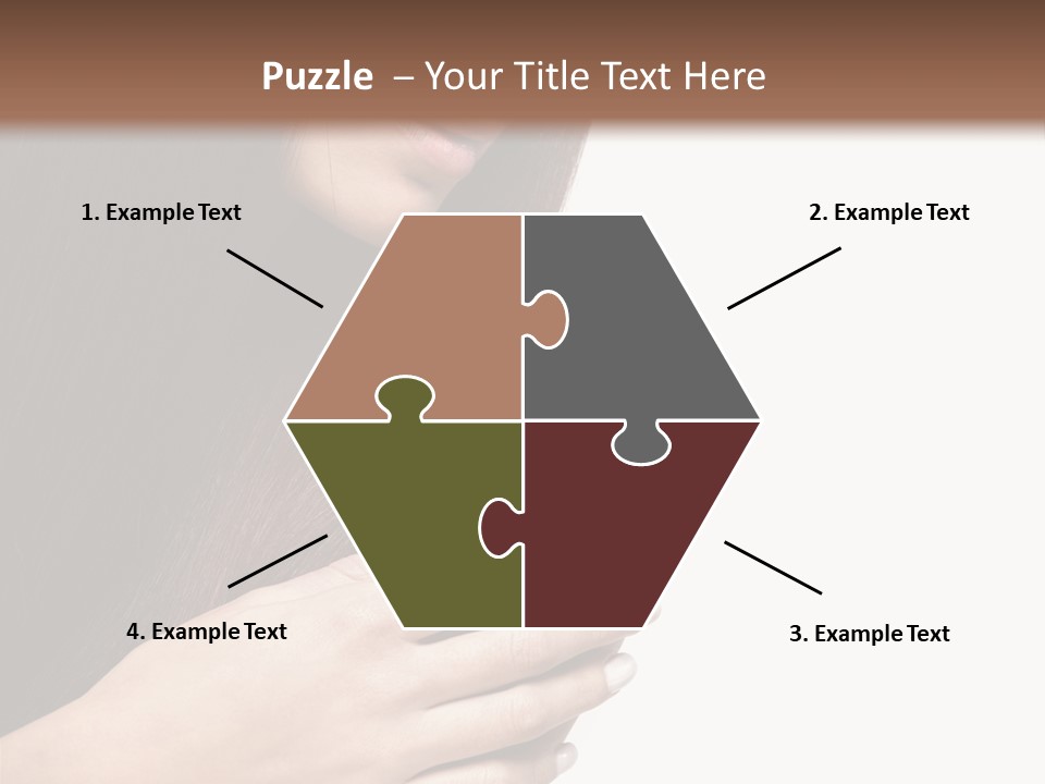 Female Young Health Care PowerPoint Template