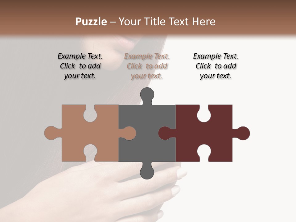 Female Young Health Care PowerPoint Template