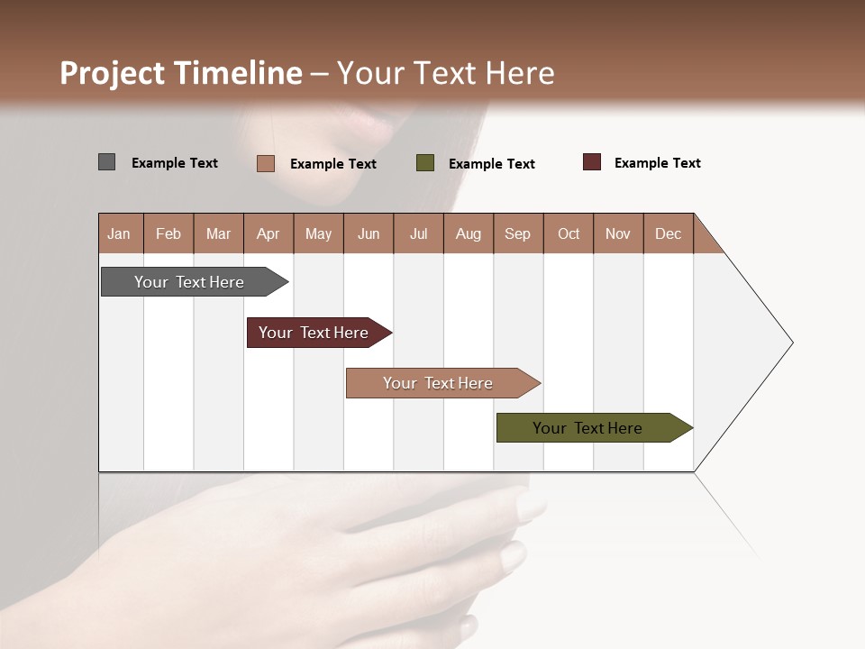 Female Young Health Care PowerPoint Template