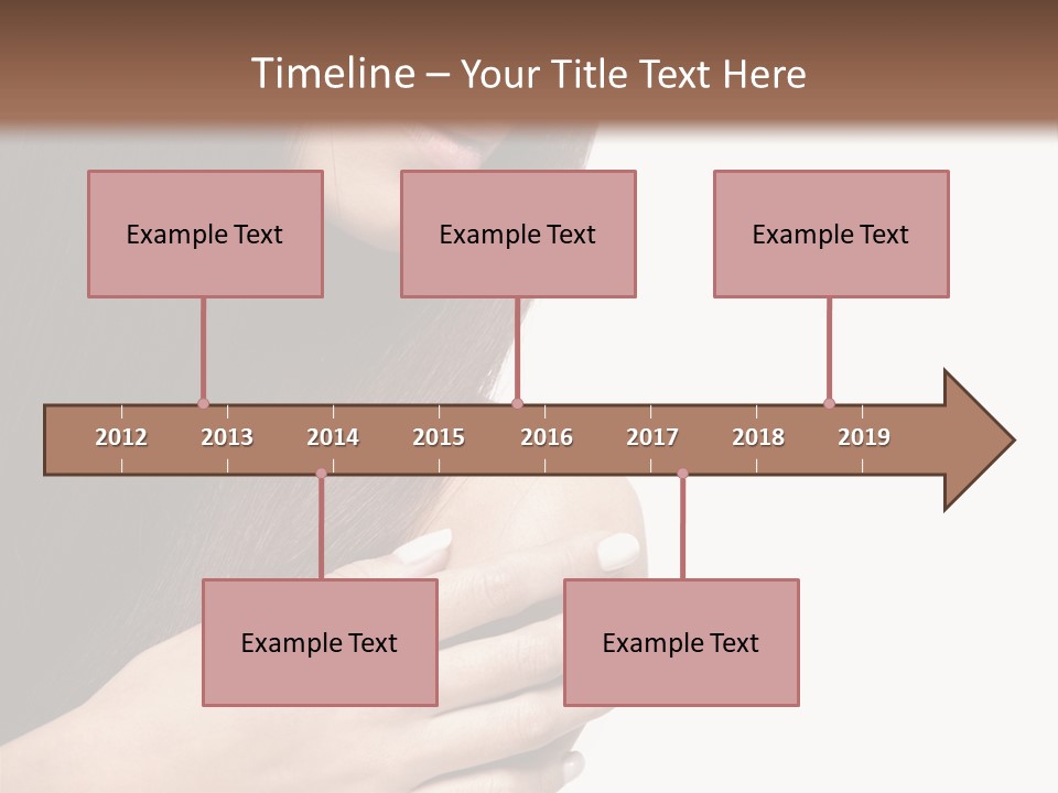 Female Young Health Care PowerPoint Template