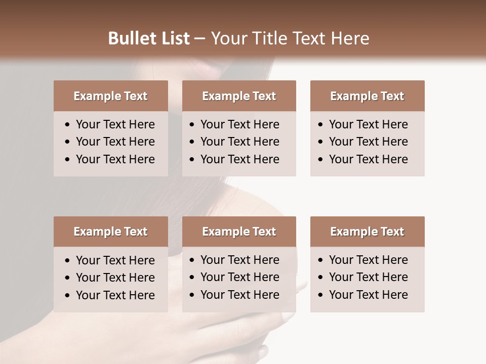 Female Young Health Care PowerPoint Template