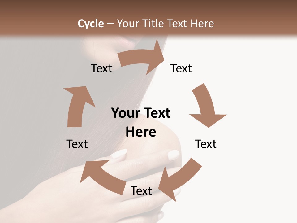 Female Young Health Care PowerPoint Template