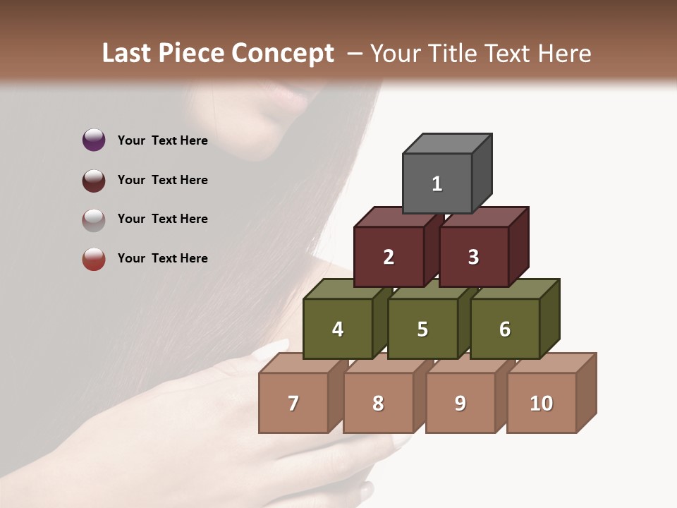 Female Young Health Care PowerPoint Template