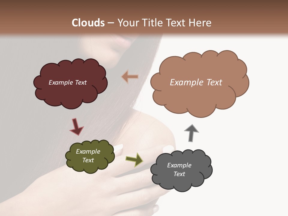 Female Young Health Care PowerPoint Template