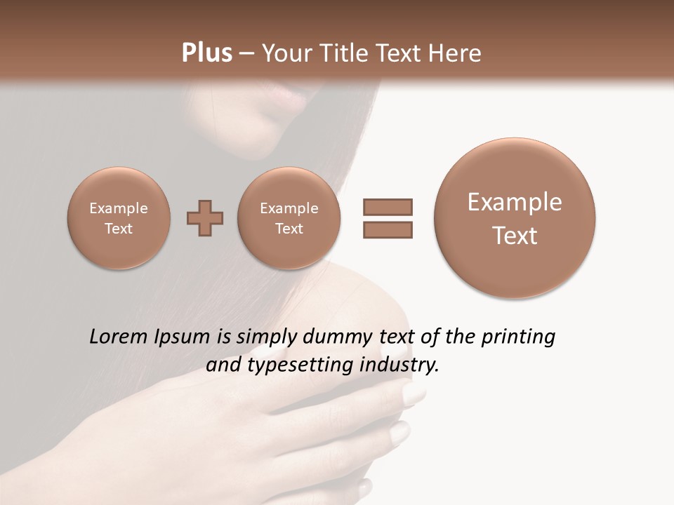 Female Young Health Care PowerPoint Template