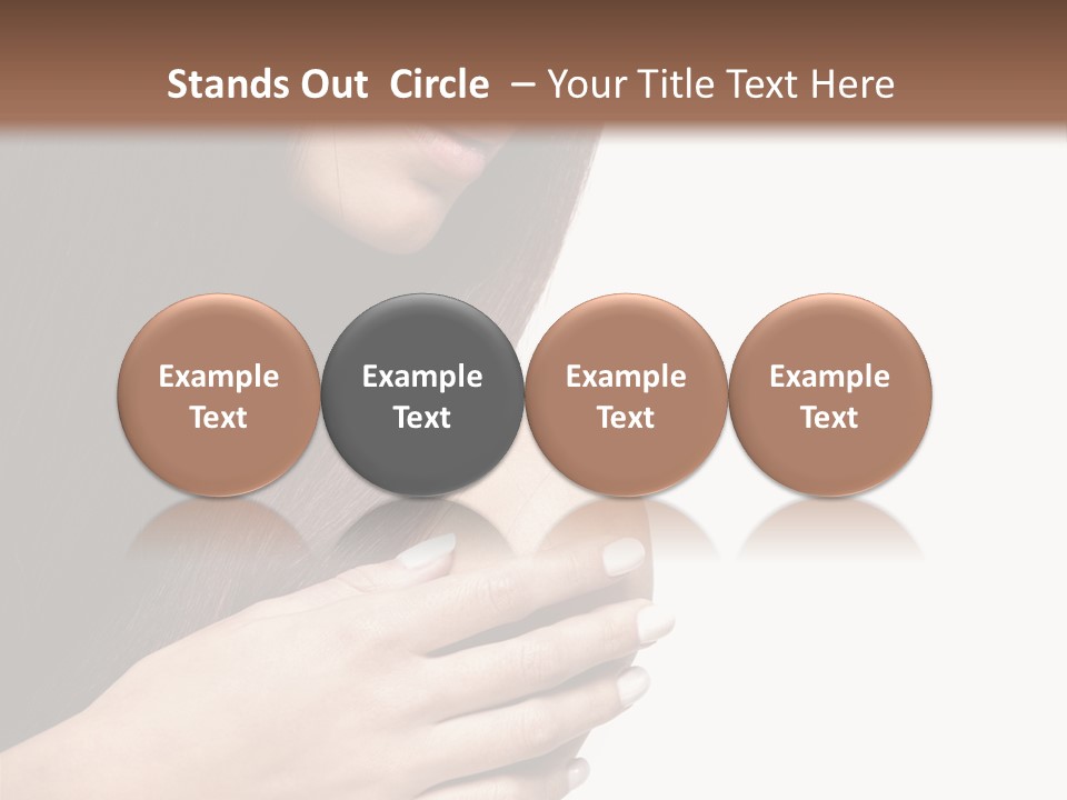 Female Young Health Care PowerPoint Template